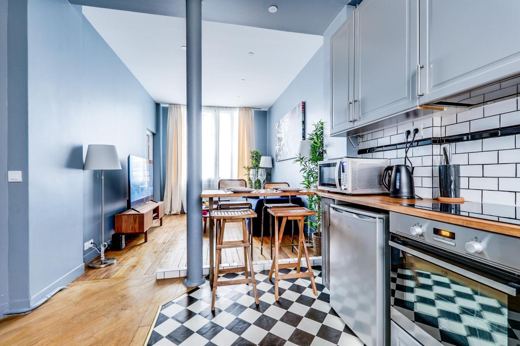 Buttes-chaumont - Fully-equipped Appartement *