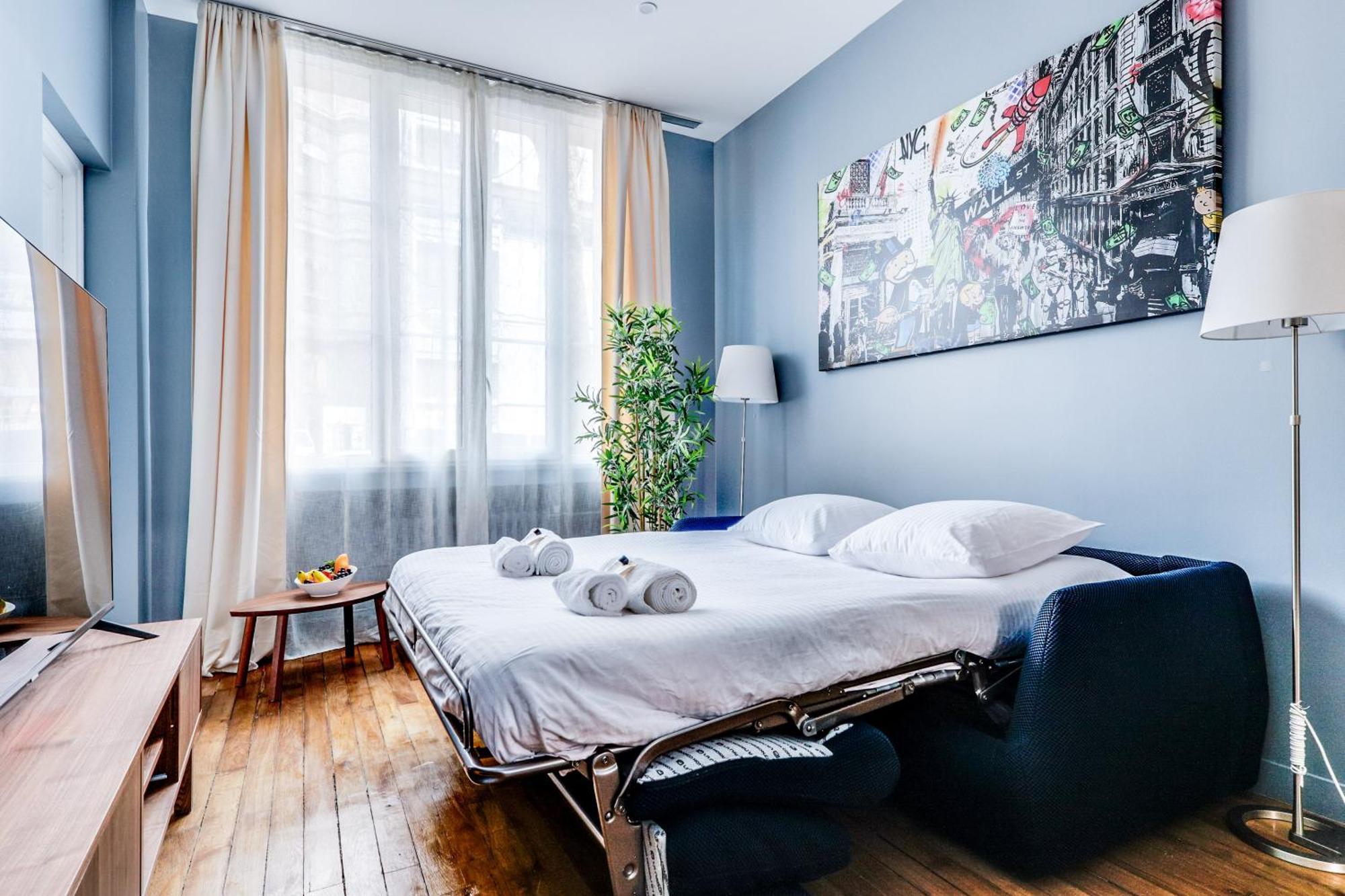 Appartement Buttes-chaumont - Fully-equipped Parijs