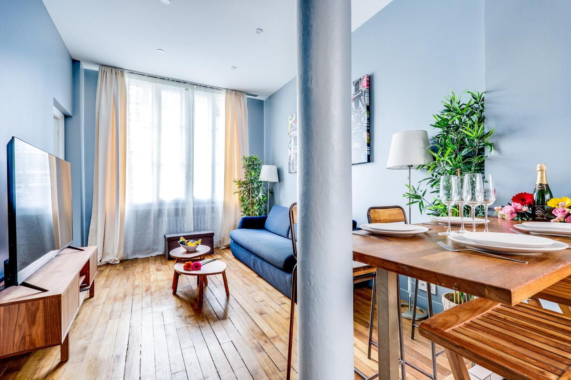 Buttes-chaumont - Fully-equipped Appartement
